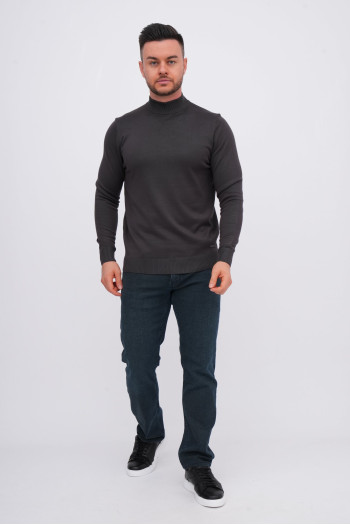 Гольф однотонний стійка K.O.R 5141 Cірий (grey)