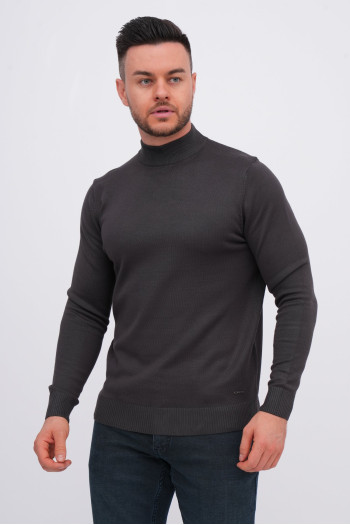 Гольф однотонний стійка K.O.R 5141 Cірий (grey)