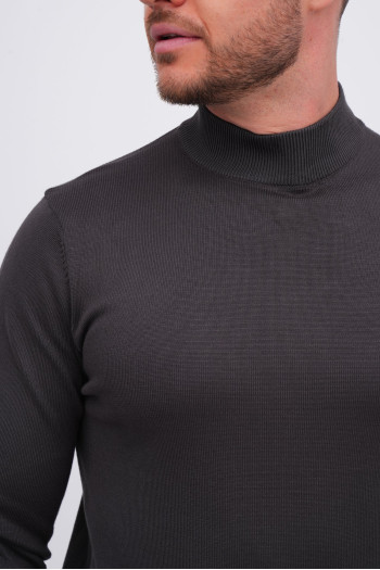 Гольф однотонний стійка K.O.R 5141 Cірий (grey)