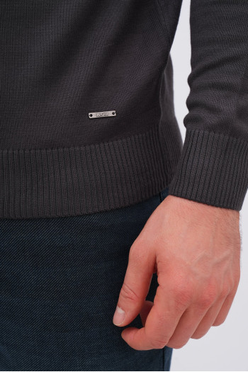 Гольф однотонний стійка K.O.R 5141 Cірий (grey)