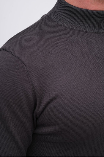 Гольф однотонний стійка K.O.R 5141 Cірий (grey)
