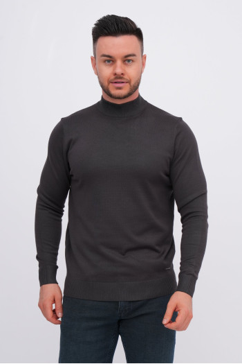 Гольф однотонний стійка K.O.R 5141 Cірий (grey)