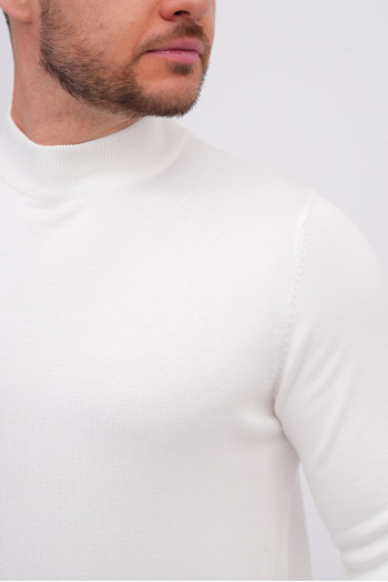 Гольф однотонний стійка K.O.R 5141 Білий (white)