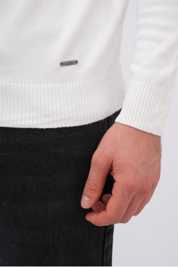 Гольф однотонний стійка K.O.R 5141 Білий (white)