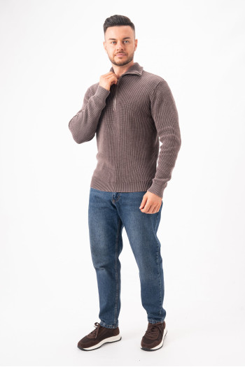 Гольф casual замок K.O.R 35387-1 Коричневий (coffee)