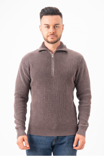 Гольф casual замок K.O.R 35387-1 Коричневий (coffee)