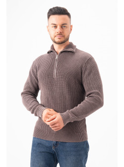 Гольф casual замок K.O.R 35387-1 Коричневий (coffee)