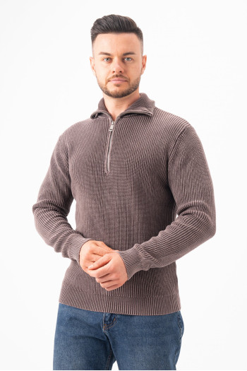 Гольф casual замок K.O.R 35387-1 Коричневий (coffee)