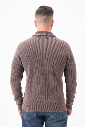 Гольф casual замок K.O.R 35387-1 Коричневий (coffee)