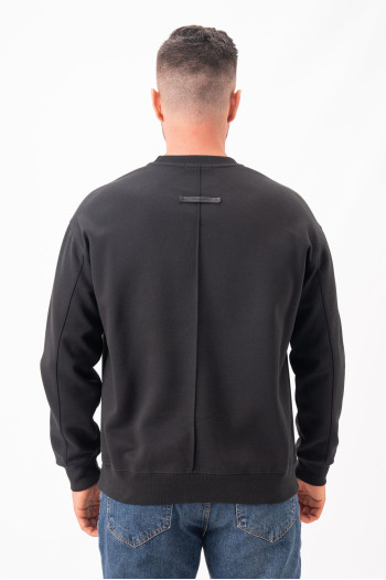 Світшот однотонний K.O.R 2931 Чорний (black)