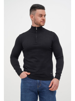 Гольф однотонний замок Trend Collection 10011 Чорний (802/BLACK)