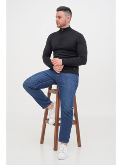 Гольф однотонний замок Trend Collection 10011 Чорний (802/BLACK)