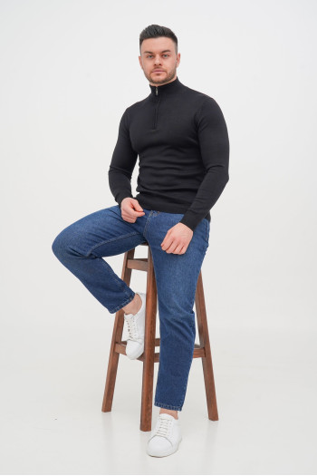 Гольф однотонний замок Trend Collection 10011 Чорний (802/BLACK)