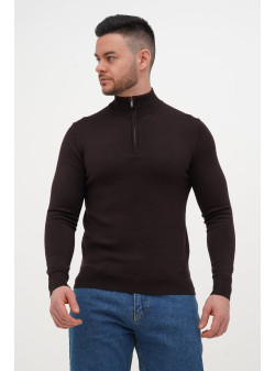 Гольф однотонний замок Trend Collection 10011 Темно-коричневий (977/BROWN)
