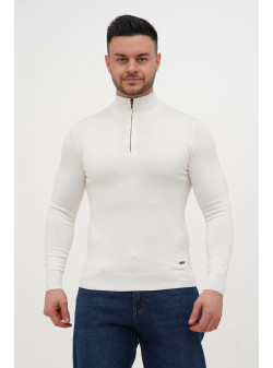 Гольф однотонний замок Trend Collection 10011 Білий (841/WHITE)