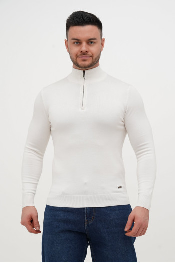 Гольф однотонний замок Trend Collection 10011 Білий (841/WHITE)