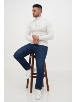 Гольф однотонний замок Trend Collection 10011 Білий (841/WHITE)