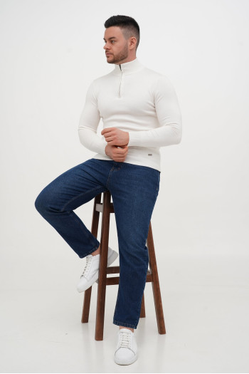 Гольф однотонний замок Trend Collection 10011 Білий (841/WHITE)