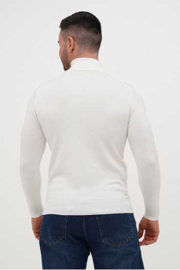 Гольф однотонний замок Trend Collection 10011 Білий (841/WHITE)
