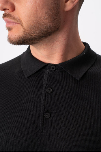 Джемпер поло трикотаж K.O.R 0207 Чорний (black)