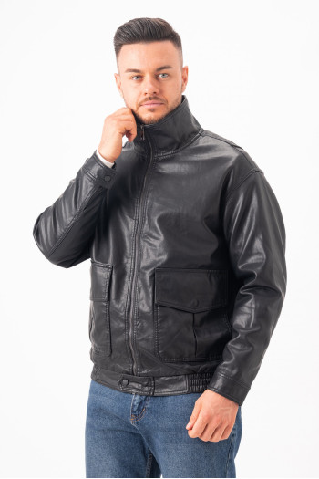 Куртка з екошкіри Trend Collection 640380 Чорний (black)