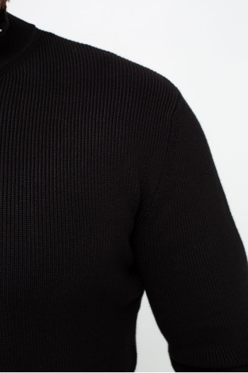 Кофта на замку кежуал K.O.R 35152 Чорний (№303 black)