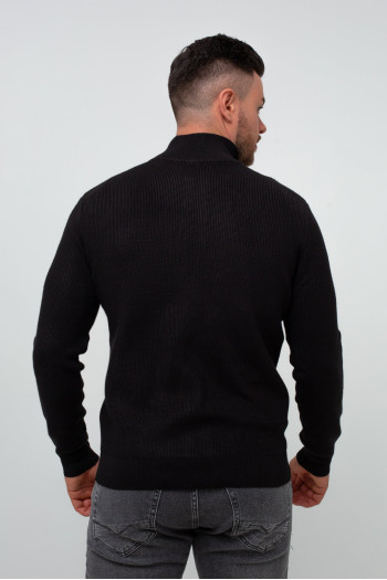 Кофта на замку кежуал K.O.R 35152 Чорний (№303 black)