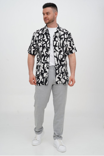 Сорочка-к.р. Trend Collection 21002 Чорний (BLACK)