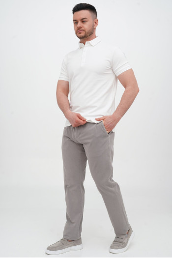 Штани comfort fit Trend Collection 4724 Сіро-бежевий (EKOL VIZ)