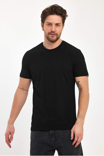Футболка однотонна TREND 39049-6  Чорний (SIYAH)