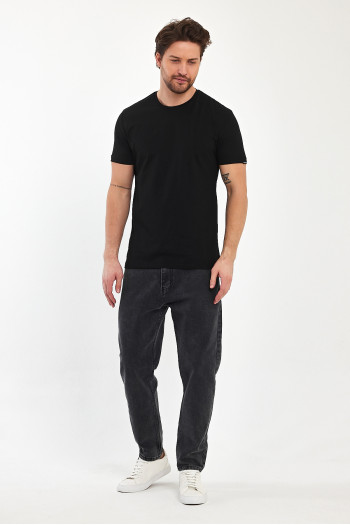 Футболка однотонна TREND 39049-6  Чорний (SIYAH)