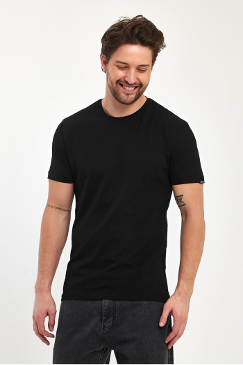 Футболка однотонна TREND 39049-6  Чорний (SIYAH)