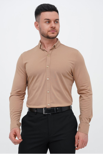 Сорочка однотонна Trend Collection 2265-1 Кемел (CAMEL)