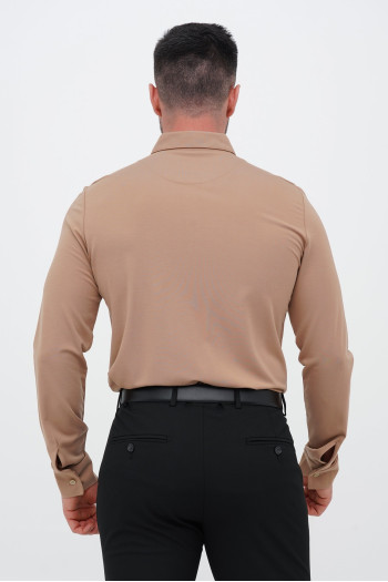 Сорочка однотонна Trend Collection 2265-1 Кемел (CAMEL)