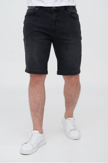 Шорти джинс  7119 Чорний (BLACK)
