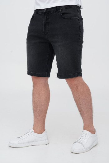Шорти джинс  7119 Чорний (BLACK)