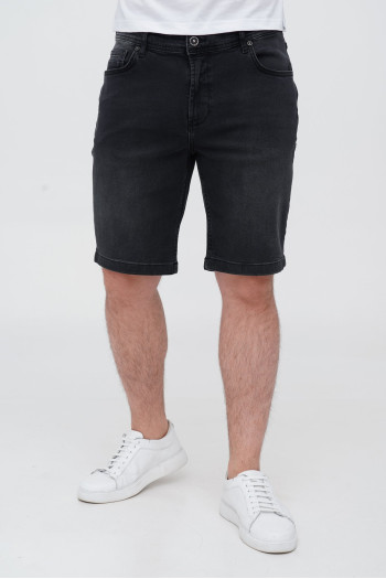 Шорти джинс  7119 Чорний (BLACK)