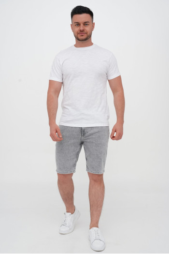 Шорти джинс Trend Collection 7110 Світло-сірий (LIGHT GREY)