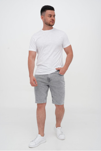 Шорти джинс Trend Collection 7110 Світло-сірий (LIGHT GREY)