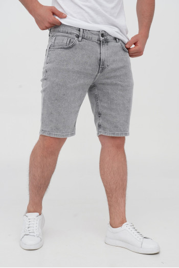 Шорти джинс Trend Collection 7110 Світло-сірий (LIGHT GREY)